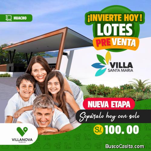 Vendo Terreno en Santa María 