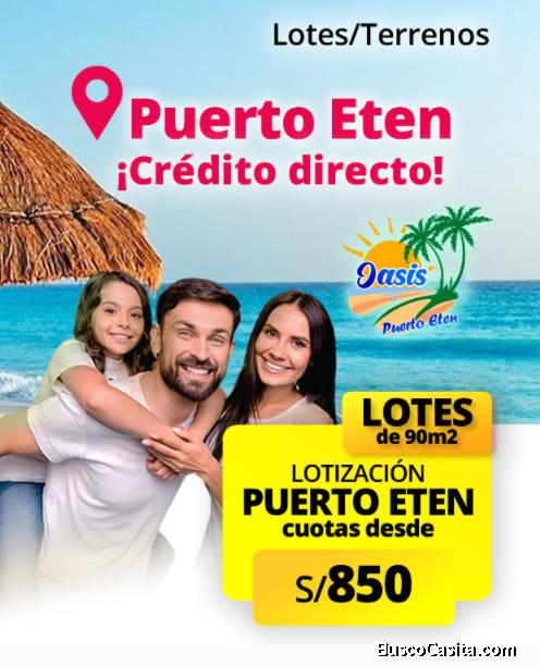 Lotes en venta Puerto Eten - Chiclayo