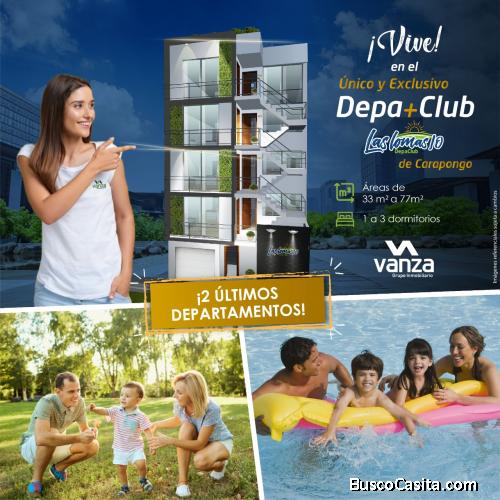 SE VENDE DEPARTAMENTO EN CARAPONGO, ATE VITARTE, SANTA ANITA, SANTA CLARA