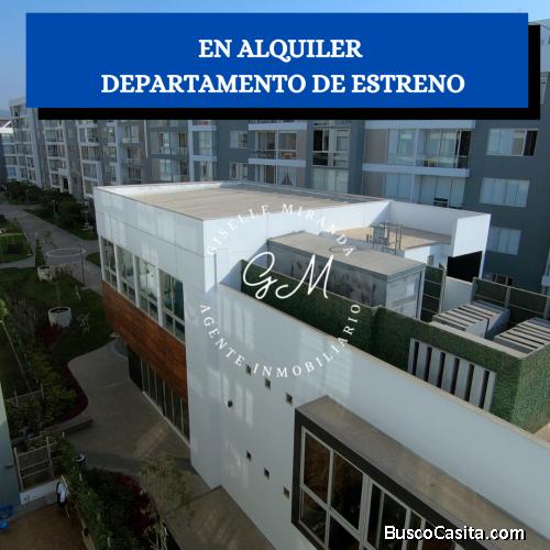 DEPARTAMENTO DE ESTRENO EN ALQUILER