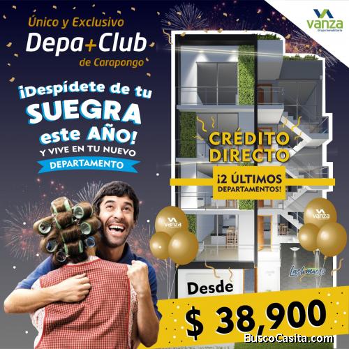 SE VENDE DEPARTAMENTO EN CARAPONGO, ATE VITARTE, SANTA ANITA, SANTA CLARA