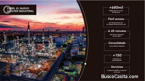 VENDO TERRENO INDUSTRIAL EN LURIN