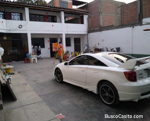 Terreno 200m2 con construcción parcial al fondo REMATE super ubicado zona segura y limpia 