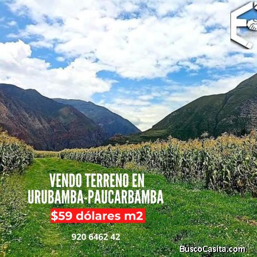 VENDO TERRENO EN PAUCARBAMBA-URUBAMBA 3600M2 CUSCO 