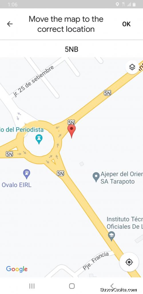 Remato terreno de 21 metros de frente por 25 metros de fondo