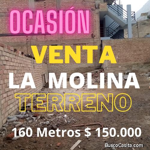 SE VENDE TERRENO EN LA MOLINA 160 METROS A $ 150MIL USD PRECIO BAJO