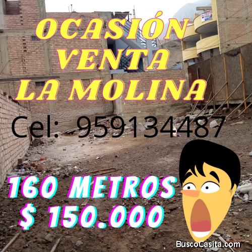 OCASION REMATE DE TERRENO EN LA MOLINA CERCA A FACULTAD DE DERECHO OVALO LOS CONDORES LAS LOMAS DE L