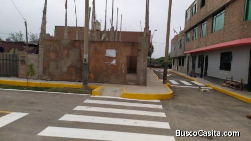 Venta de terreno Semiconstruido 