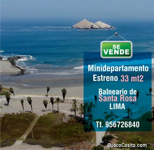 MINI DPTO. EN EL BALNEARIO SANTA ROSA - ANCÓN!! 