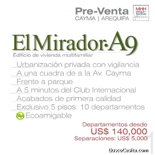 PREVENTA DE DEPARTAMENTOS EN EXCLUSIVA URBANIZACION DE CAYMA