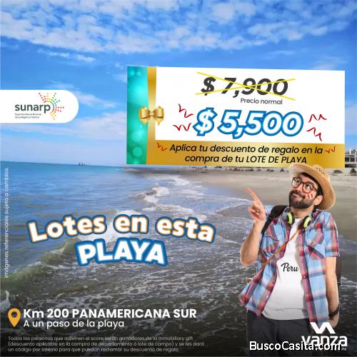 SE VENDE LOTES EN EL SUR,PISCO,ICA,CAÑETE