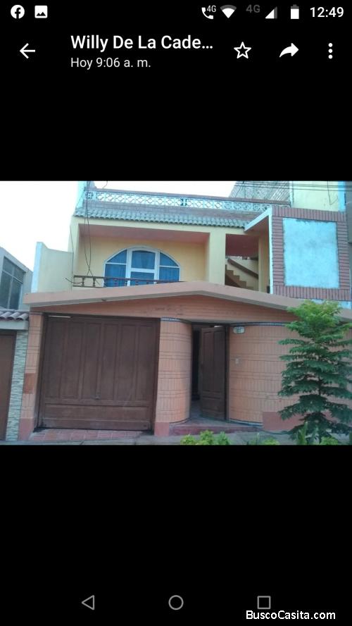 VENDO CASA GRANDE TRES PISOS INDEPENDIZADOS GRAN OFERTA