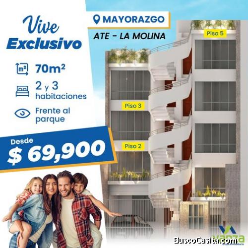 VENDO DEPARTAMENTOS, ATE, SANTA ANITA, LA MOLINA
