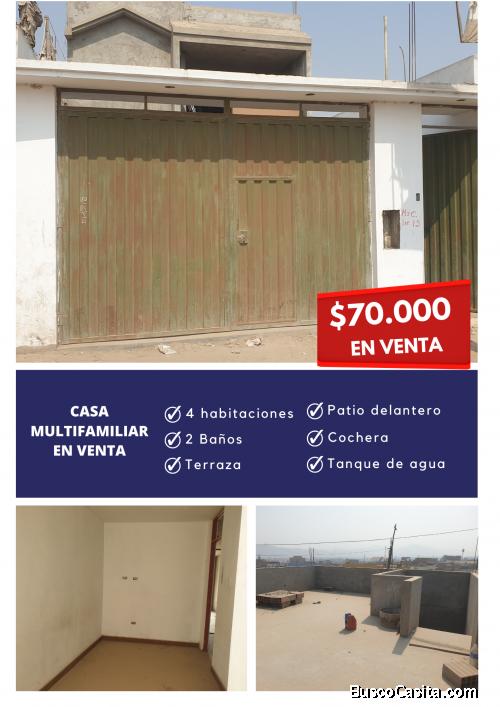 VENTA CASA MULTIFAMILIAR 