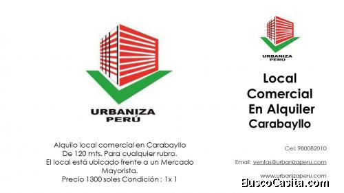 Alquiler Local Comercial Carabayllo