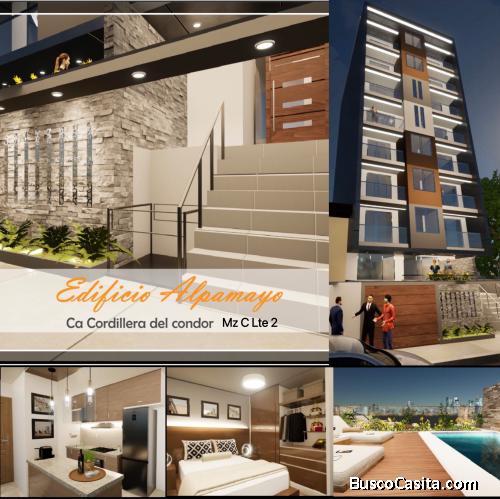 Vive En La Mejor Zona De Ate Límite Con La Molina Solo En Edificio Alpamayo