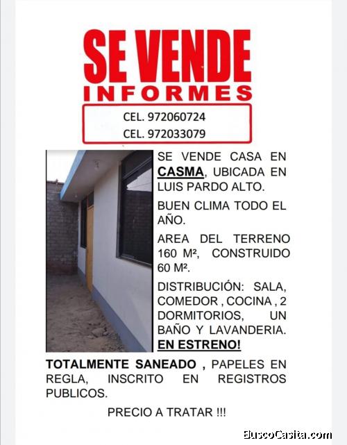 Casa a estrenar. 