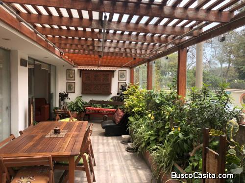 Vendo departamento de 156 m2 en San Borja, con preciosa terraza