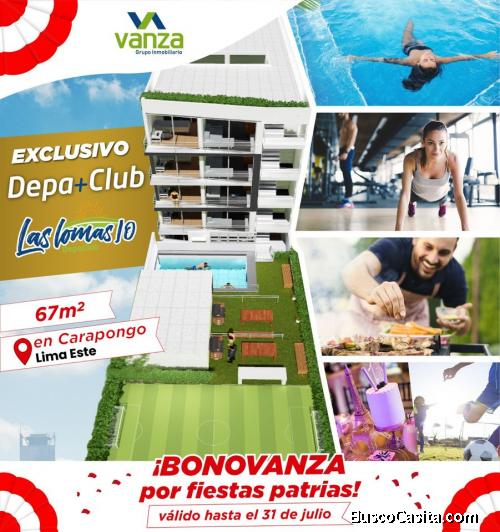 SE VENDE DEPARTAMENTO EN CARAPONGO, ATE VITARTE, SANTA ANITA, SANTA CLARA