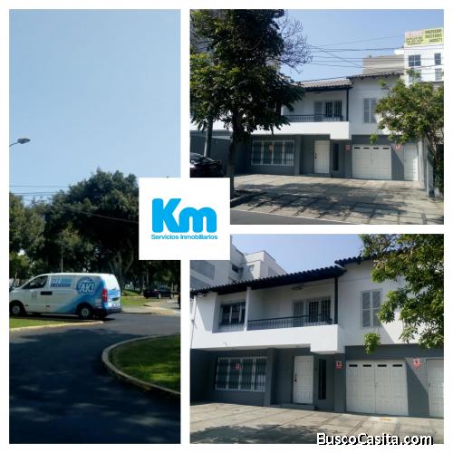 ALQUILER DE CASA ADMINISTRATIVA MIRAFLORES 