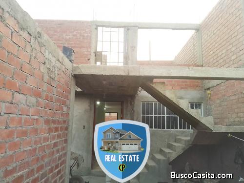VENTA DE CASA SEMI CONSTRUIDA - COOVITEOMAR- DISTRITO: SANTA ROSA