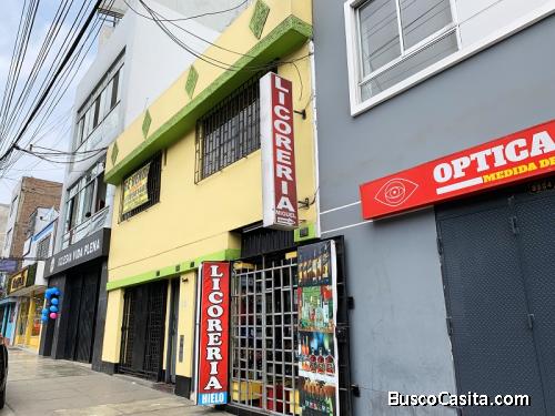 San Luis: Venta de Inmueble con 2 tiendas comerciales, 3 Oficinas y 1 Mini-Dpto, ademas de vivienda