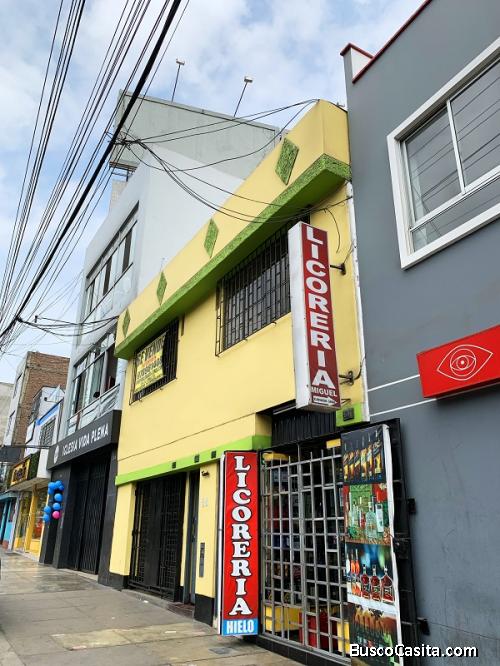San Luis: Venta de Inmueble con 2 tiendas comerciales, 3 Oficinas y 1 Mini-Dpto, ademas de vivienda