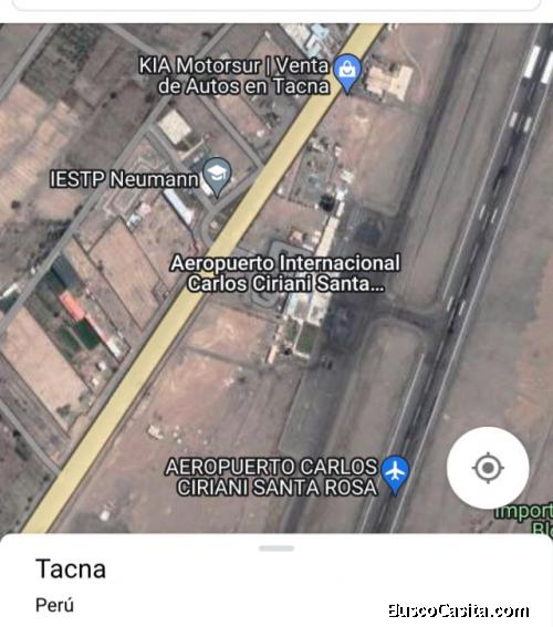 Vendo Excelente terreno Frente al Aeropuerto de Tacna