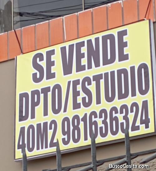 Dpto. Estudio con cochera en San Borja 