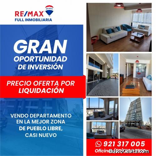VENTA DE DEPARTAMENTO EN PUEBLO LIBRE