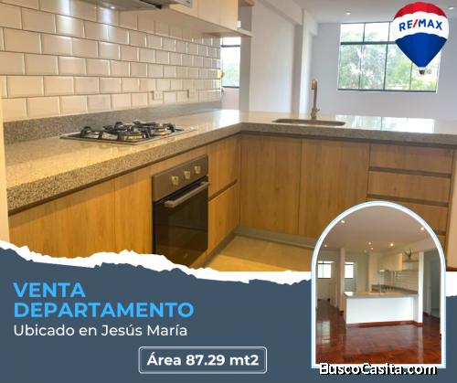 VENTA DE DEPARTAMENTO EN JESÚS MARÍA