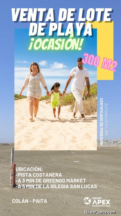 Lote a la venta en Colan