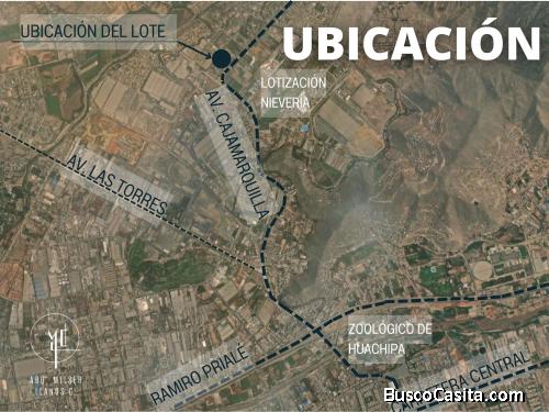 Vendo terreno en la Nievería - Lurigancho. A 5 min del Zoológico de Huachipa.