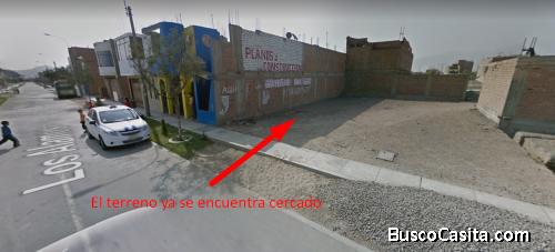 VENTA DE TERRENO 120m2 CERCADO - CARABAYLLO