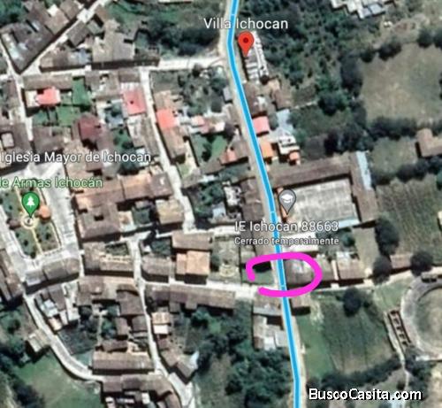 VENDO TERRENO 249.48M2 CAJAMARCA DISTRITO DE ICHOCAN PROVINCIA DE SAN MARCOS  $21.000
