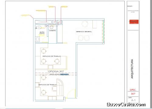 Oficina de Alto Standing en Edificio Boutique en Miraflores 