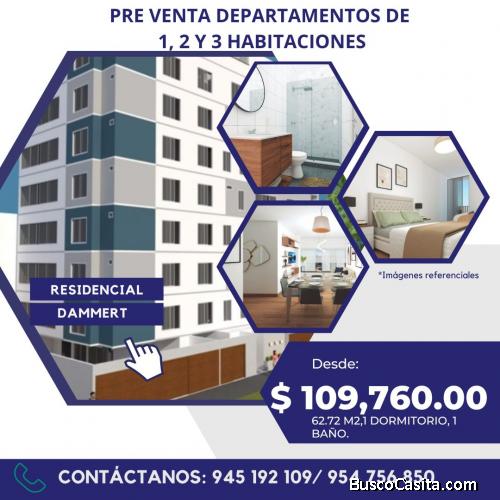 PRE VENTA  DEPARTAMENTOS EN SAN MIGUEL 
