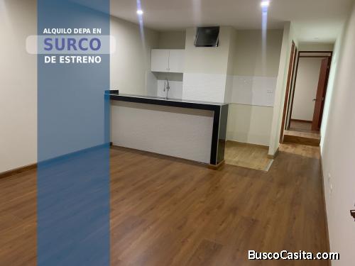 DEPARTAMENTO DE ESTRENO EN SURCO CERCA A TOMAS MARSANO (TREN)