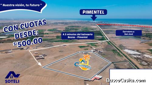 Lotes en Pimentel 