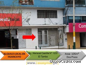 ALQUILO LOCAL CERCA A LA SBS – HUANCAYO 