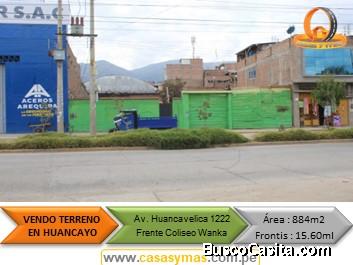 VENDO EXCELENTE TERRENO FRENTE AL COLISEO WANKA - HUANCAYO