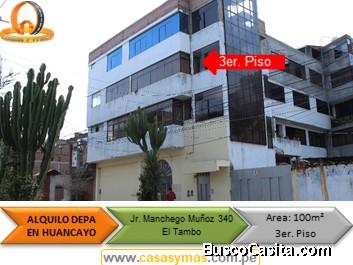 ALQUILO DEPA CERCA AL INSTITUTO SAN PEDRO - HUANCAYO