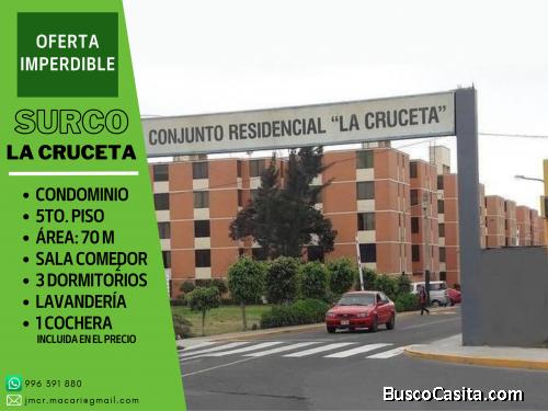 Venta Departamento - La Cruceta - Surco