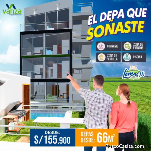 SE VENDE DEPARTAMENTOS EN CARAPONGO, SANTA CLARA, VITARTE