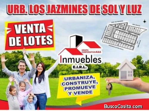 se vende lotes en urb . sol y luz 