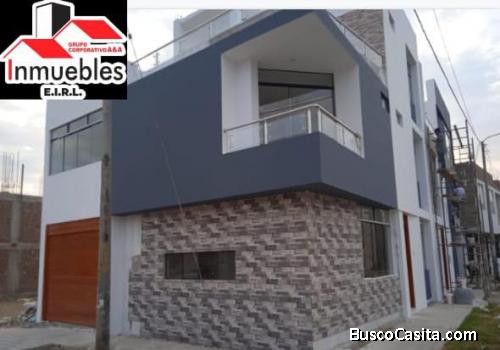 se vende casa de  estreno en las flores de san isisdro 