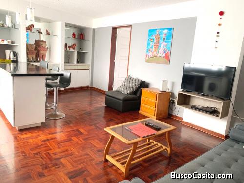 En Alquiler  fino dpto. 1 dorm. Amob.-Equipado. Av. Benavides cerca Bajada Balta. Miraflores 