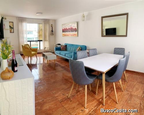 VENTA OCASIÓN HERMOSO DPTO. REMODELADO 3er. PISO - SAN BORJA SUR