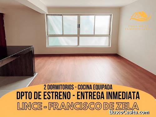Lince - Venta Departamento de Estreno y Entrega Inmediata con Cocina Equipada de 2dormitorios