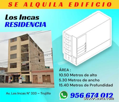 ALQUILER EDIFICIO TRUJILLO 